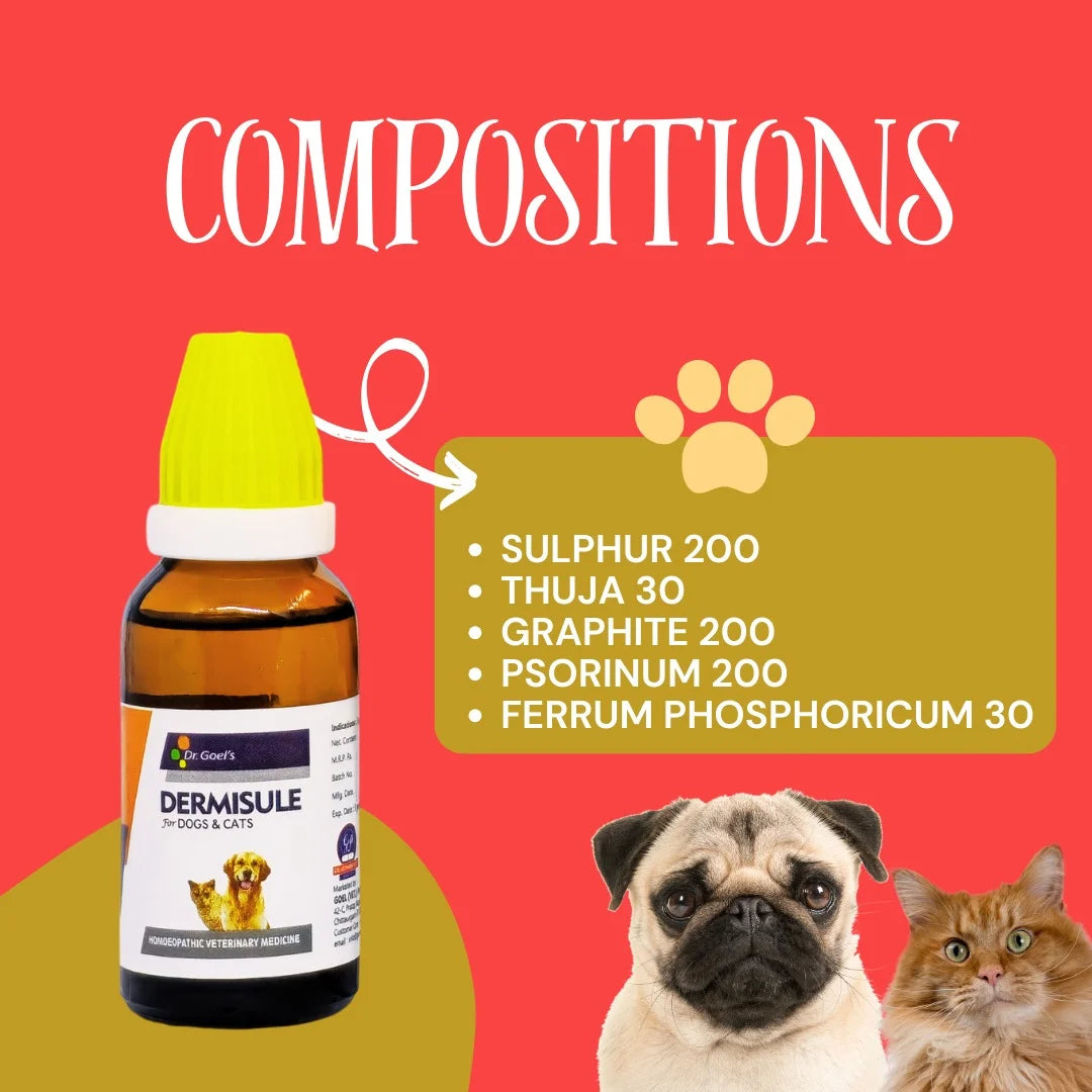 DERMISULE for PETS 30ml For Skin Infections