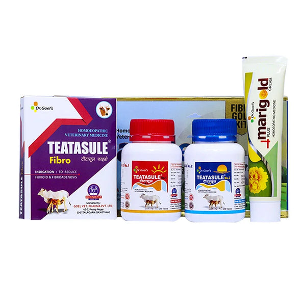 TEATASULE FIBRO GOLD KIT For Mastities Issue In Panguar Cow