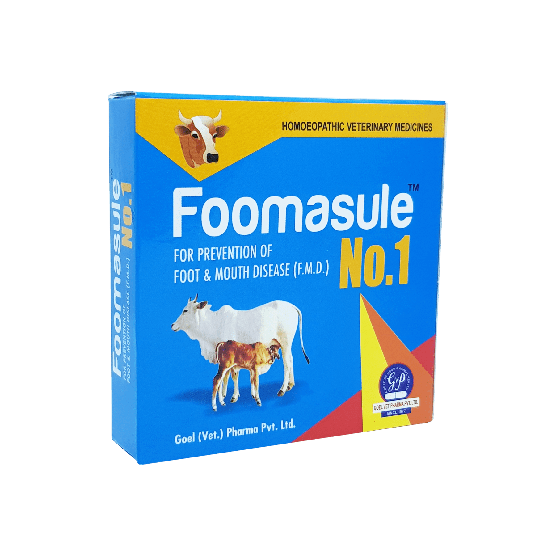 Buy FOOMASULE No. 1 for Cattle | Treatment of FMD | Goel Vet Pharma