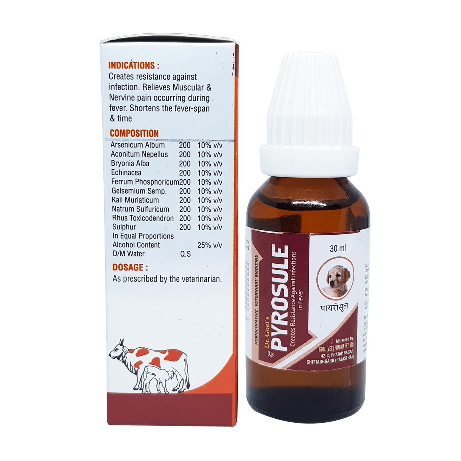 Fever Medicine for Dogs & Cats Goel Vet Pharma Pvt. Ltd.