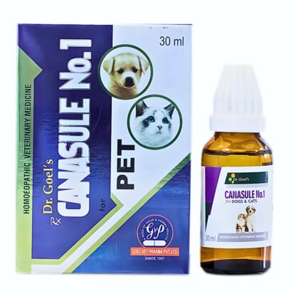 canasule no.1 homeopathic medicine for pets
