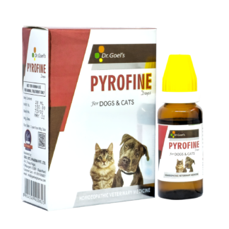 PYROFINE homeopathic medicine for Dogs & Cats. It helps to treat fever, pyrexia.